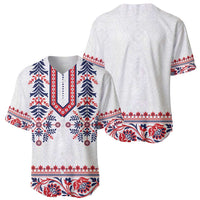 Panama Pollera Traditional Pattern Baseball Jersey