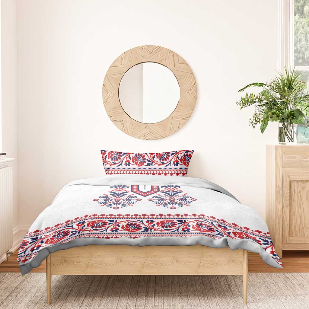 Panama Pollera Traditional Pattern Bedding Set