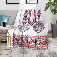 Panama Pollera Traditional Pattern Blanket