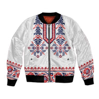 Panama Pollera Traditional Pattern Bomber Jacket
