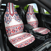 Panama Pollera Traditional Pattern Car Seat Cover