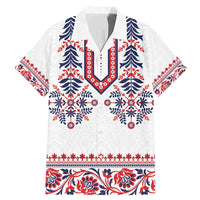 Panama Pollera Traditional Pattern Family Matching Mermaid Dress and Hawaiian Shirt