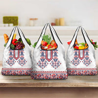 Panama Pollera Traditional Pattern Grocery Bag