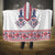 Panama Pollera Traditional Pattern Hooded Blanket