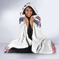 Panama Pollera Traditional Pattern Hooded Blanket