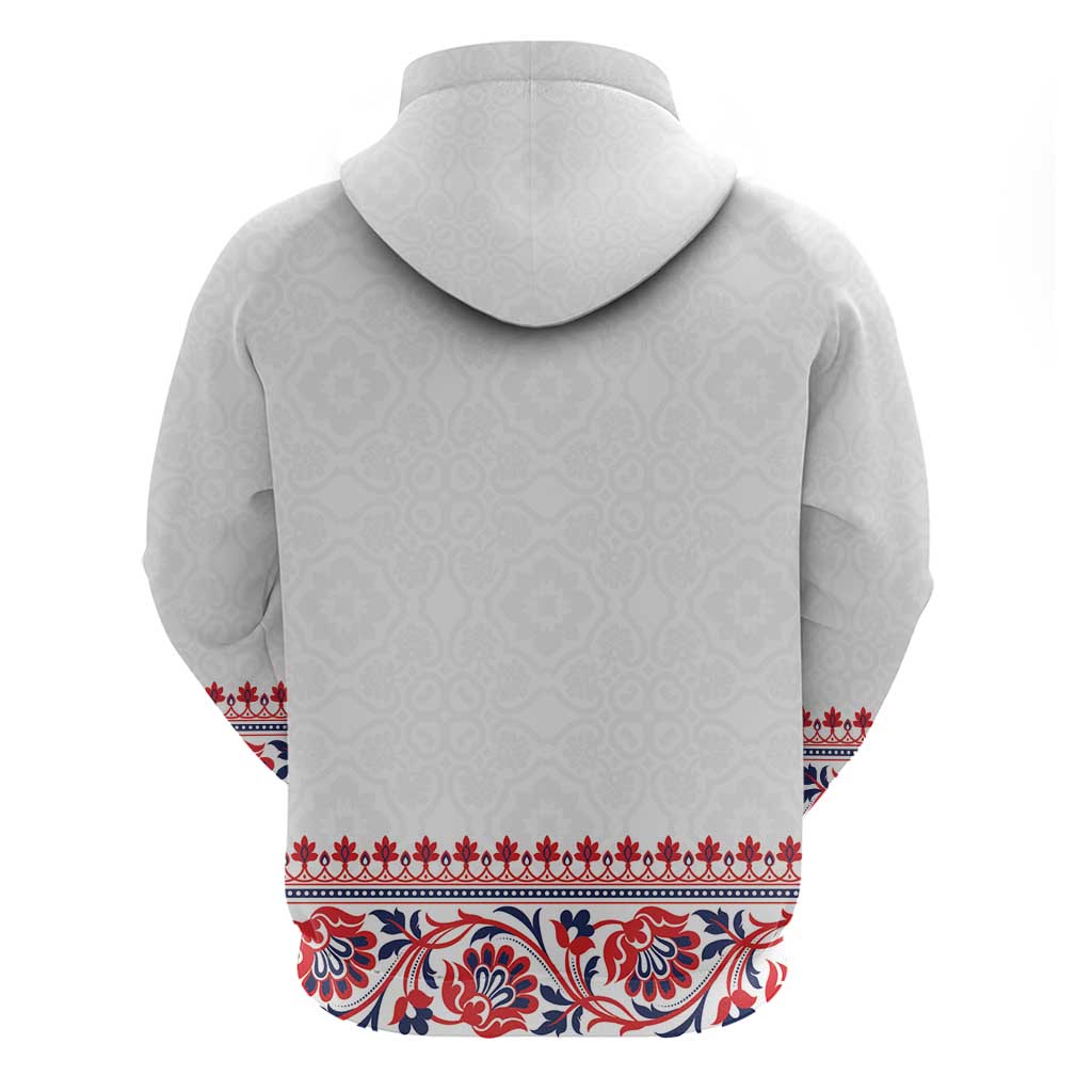 Panama Pollera Traditional Pattern Hoodie