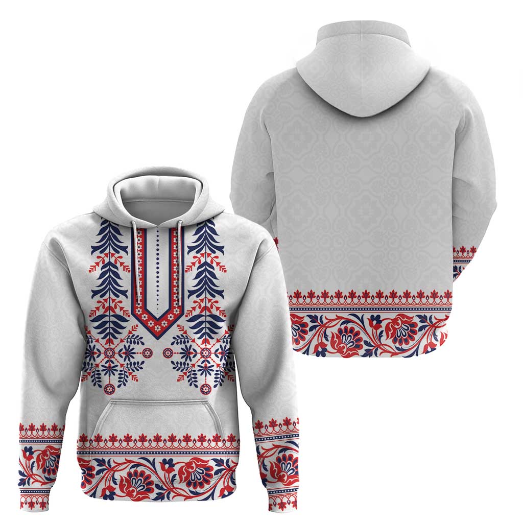 Panama Pollera Traditional Pattern Hoodie