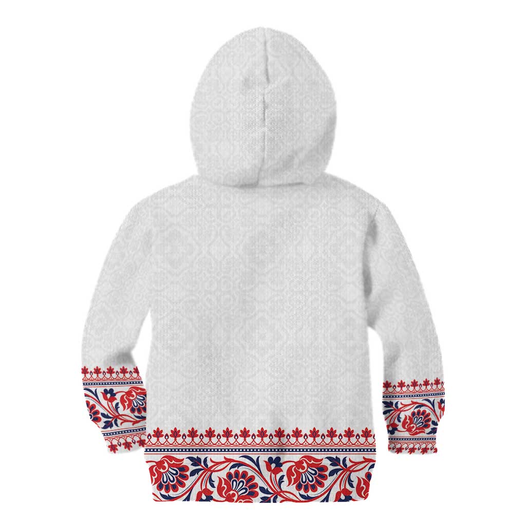 Panama Pollera Traditional Pattern Kid Hoodie