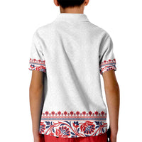 Panama Pollera Traditional Pattern Kid Polo Shirt