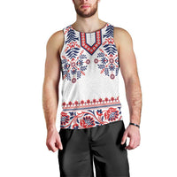 Panama Pollera Traditional Pattern Men Tank Top