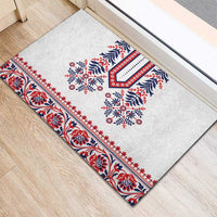 Panama Pollera Traditional Pattern Rubber Doormat