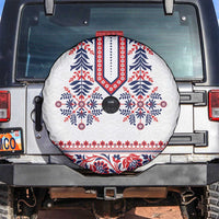 Panama Pollera Traditional Pattern Spare Tire Cover