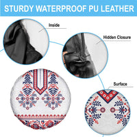Panama Pollera Traditional Pattern Spare Tire Cover
