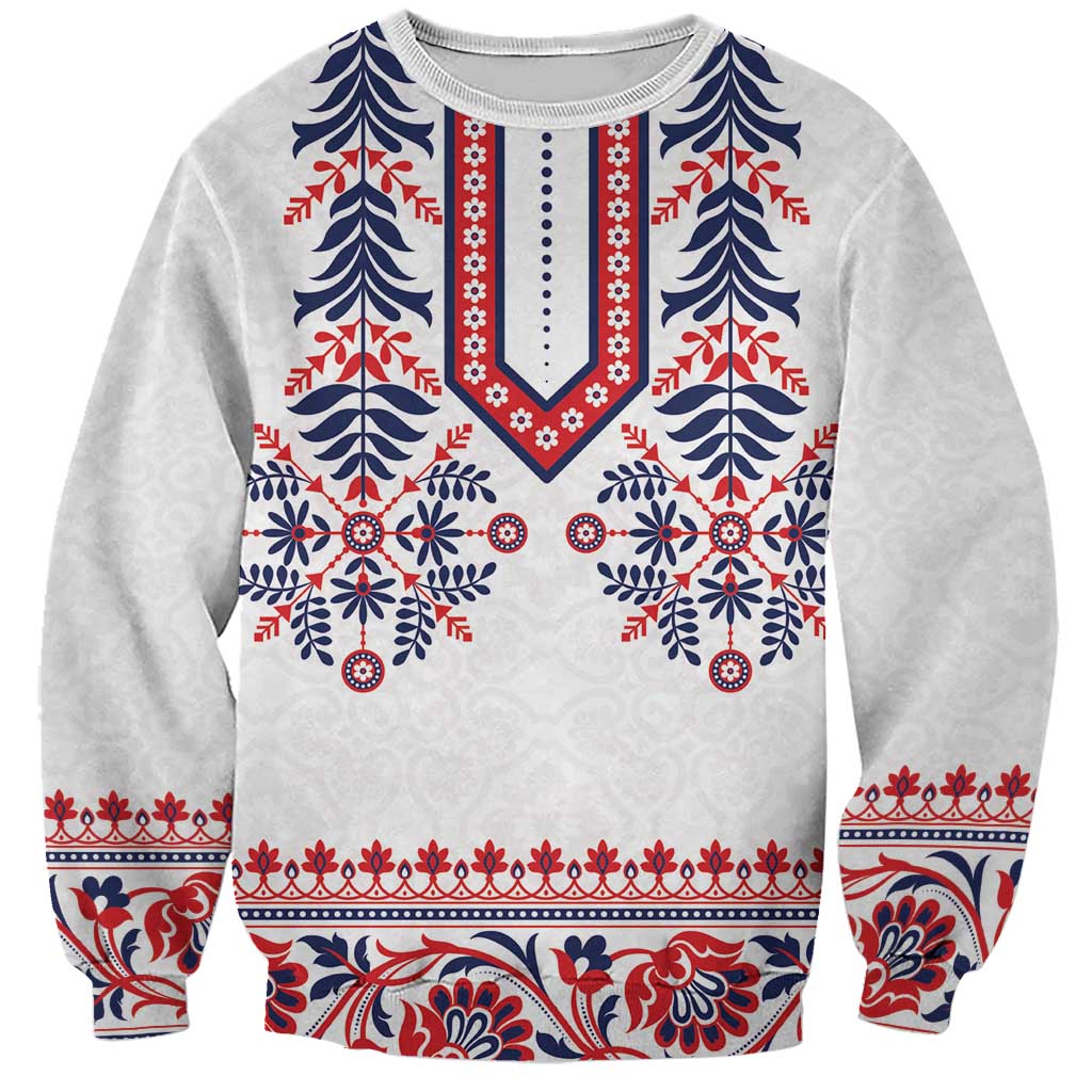 Panama Pollera Traditional Pattern Sweatshirt