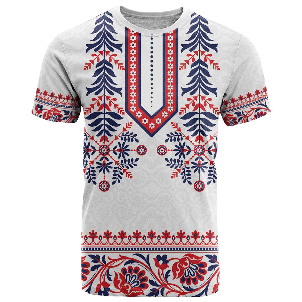 Panama Pollera Traditional Pattern T Shirt