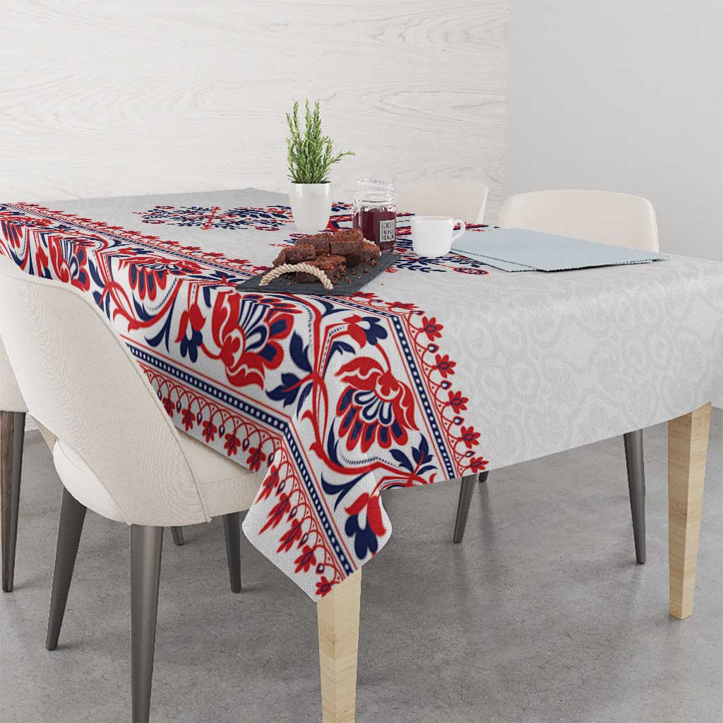 Panama Pollera Traditional Pattern Tablecloth