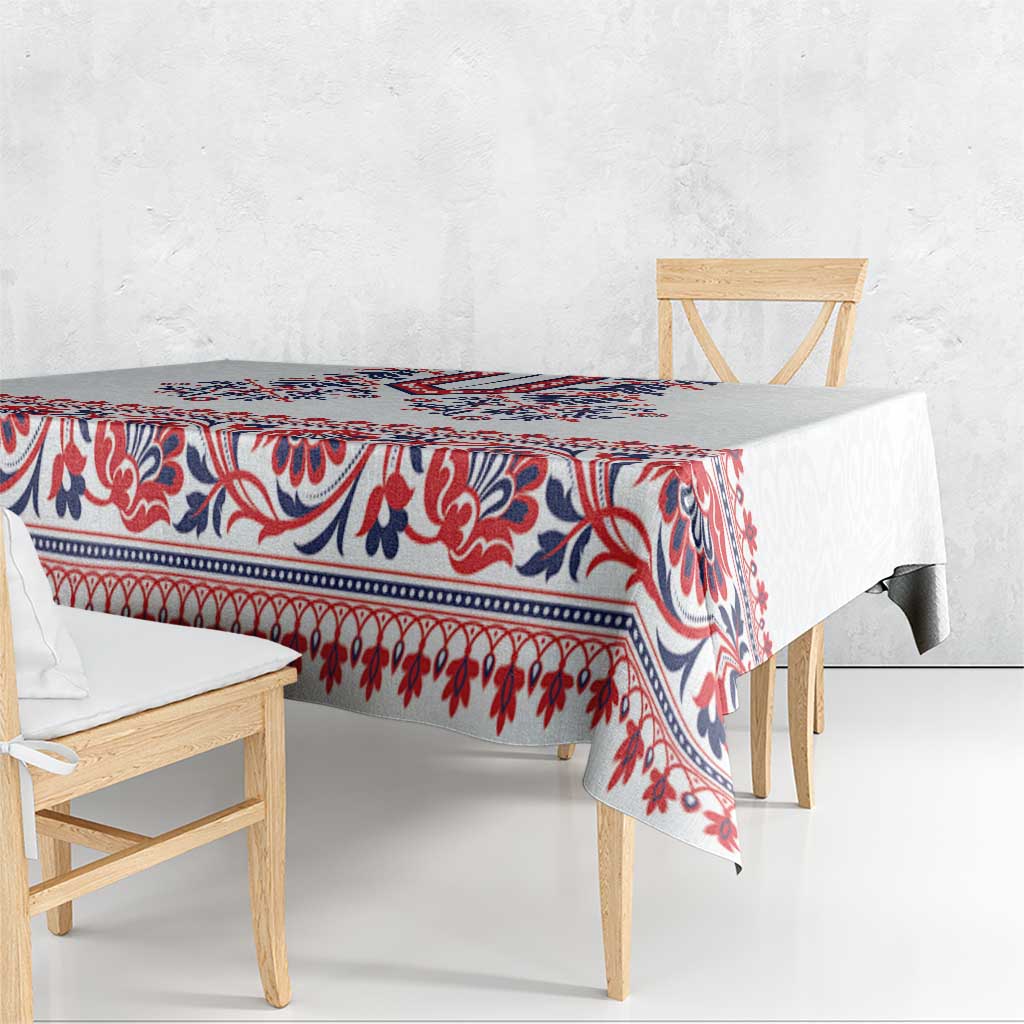 Panama Pollera Traditional Pattern Tablecloth