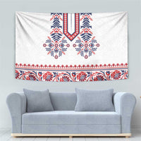 Panama Pollera Traditional Pattern Tapestry