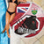 Canada Ontario Province Beach Blanket Black Bear Flag Stylized