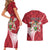 Personalized Canada Ontario Province Couples Matching Short Sleeve Bodycon Dress and Hawaiian Shirt Black Bear Flag Stylized