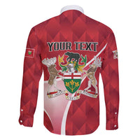 Personalized Canada Ontario Province Family Matching Long Sleeve Bodycon Dress and Hawaiian Shirt Black Bear Flag Stylized