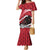 Personalized Canada Ontario Province Family Matching Mermaid Dress and Hawaiian Shirt Black Bear Flag Stylized