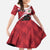 Personalized Canada Ontario Province Family Matching Off Shoulder Maxi Dress and Hawaiian Shirt Black Bear Flag Stylized