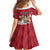 Personalized Canada Ontario Province Family Matching Off Shoulder Maxi Dress and Hawaiian Shirt Black Bear Flag Stylized
