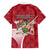 Personalized Canada Ontario Province Family Matching Off Shoulder Short Dress and Hawaiian Shirt Black Bear Flag Stylized