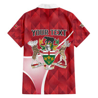 Personalized Canada Ontario Province Family Matching Puletasi and Hawaiian Shirt Black Bear Flag Stylized