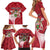 Personalized Canada Ontario Province Family Matching Short Sleeve Bodycon Dress and Hawaiian Shirt Black Bear Flag Stylized