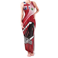 Personalized Canada Ontario Province Family Matching Tank Maxi Dress and Hawaiian Shirt Black Bear Flag Stylized