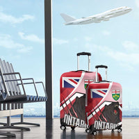 Canada Ontario Province Luggage Cover Black Bear Flag Stylized