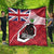 Canada Ontario Province Quilt Black Bear Flag Stylized