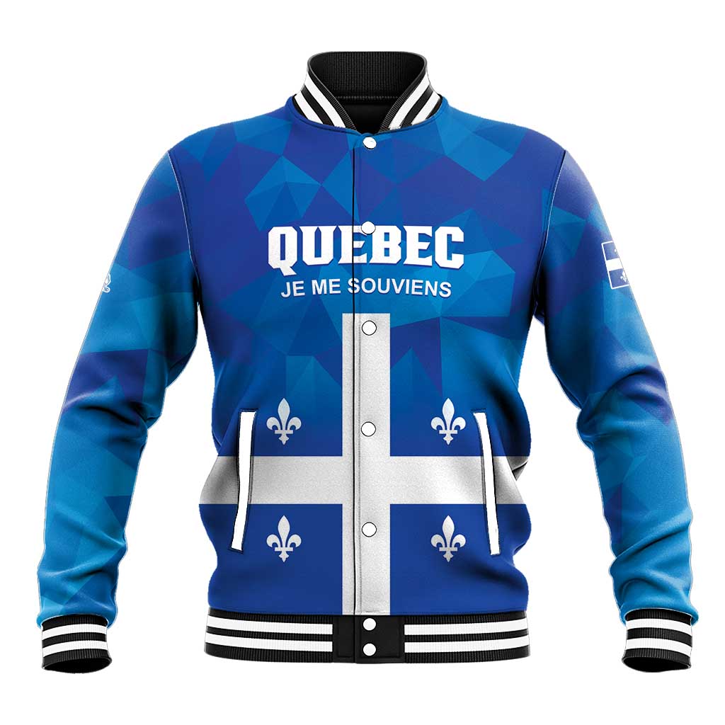 Personalized Canada Quebec Province Baseball Jacket Je Me Souviens