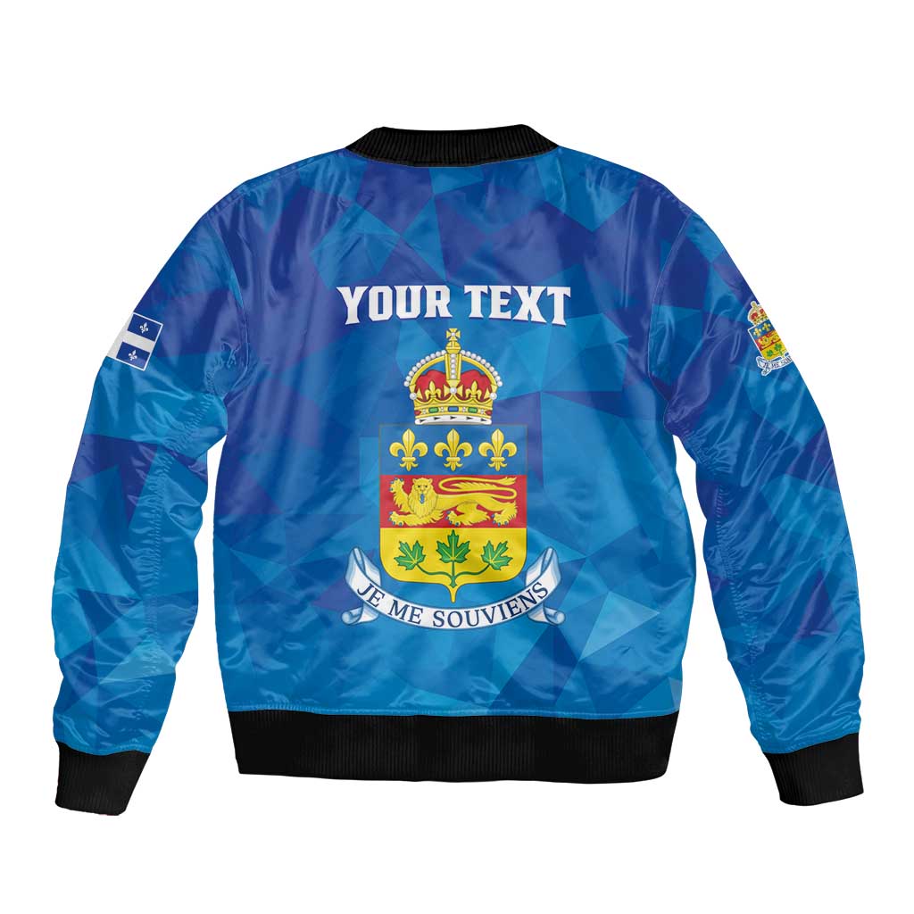 Personalized Canada Quebec Province Bomber Jacket Je Me Souviens