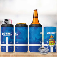 Personalized Canada Quebec Province 4 in 1 Can Cooler Tumbler Je Me Souviens