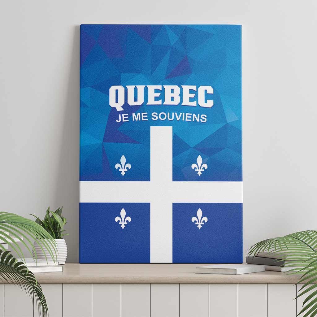 Canada Quebec Province Canvas Wall Art Je Me Souviens