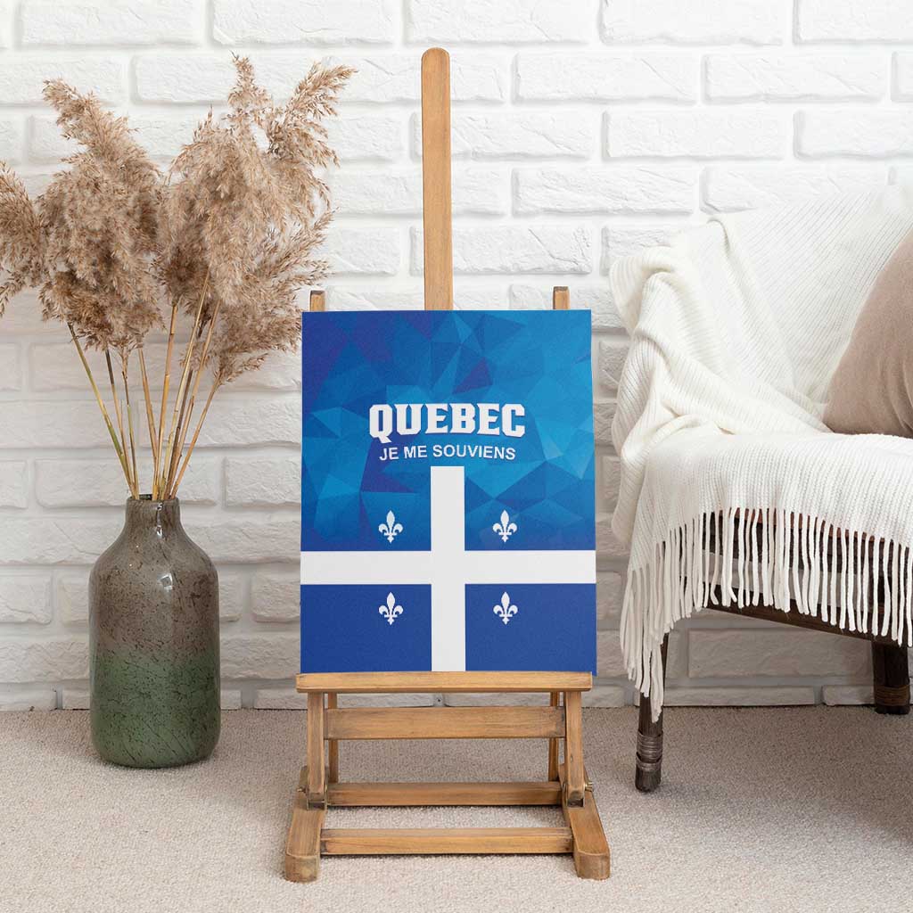 Canada Quebec Province Canvas Wall Art Je Me Souviens