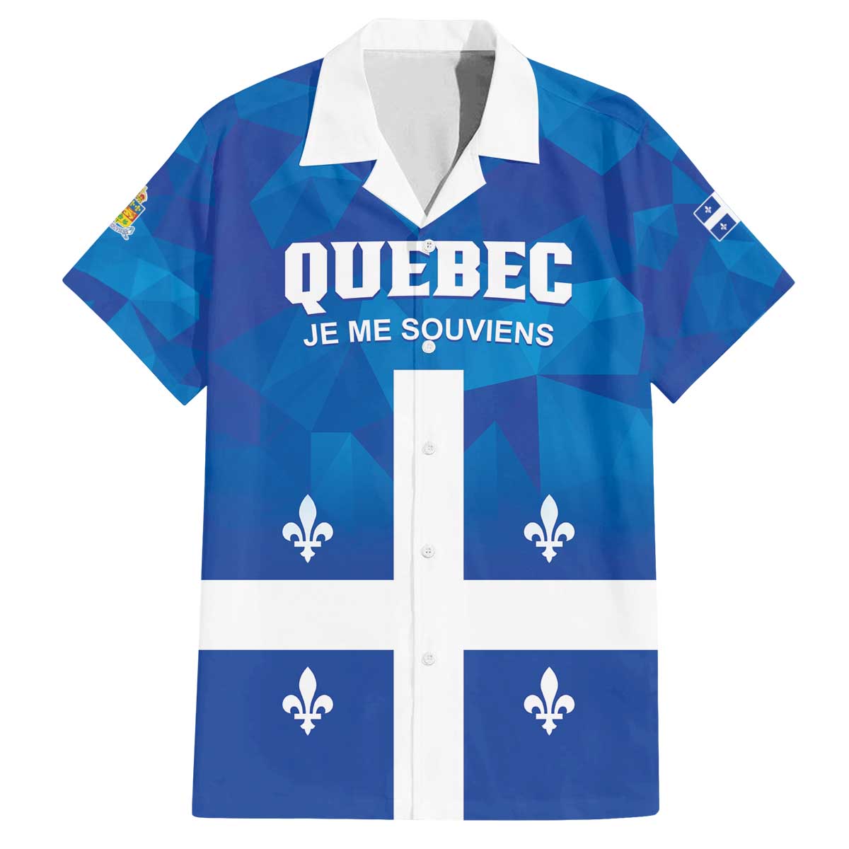 Personalized Canada Quebec Province Family Matching Off The Shoulder Long Sleeve Dress and Hawaiian Shirt Je Me Souviens
