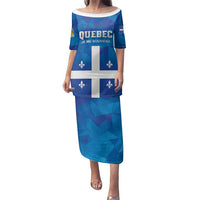 Personalized Canada Quebec Province Family Matching Puletasi and Hawaiian Shirt Je Me Souviens
