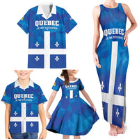 Personalized Canada Quebec Province Family Matching Tank Maxi Dress and Hawaiian Shirt Je Me Souviens
