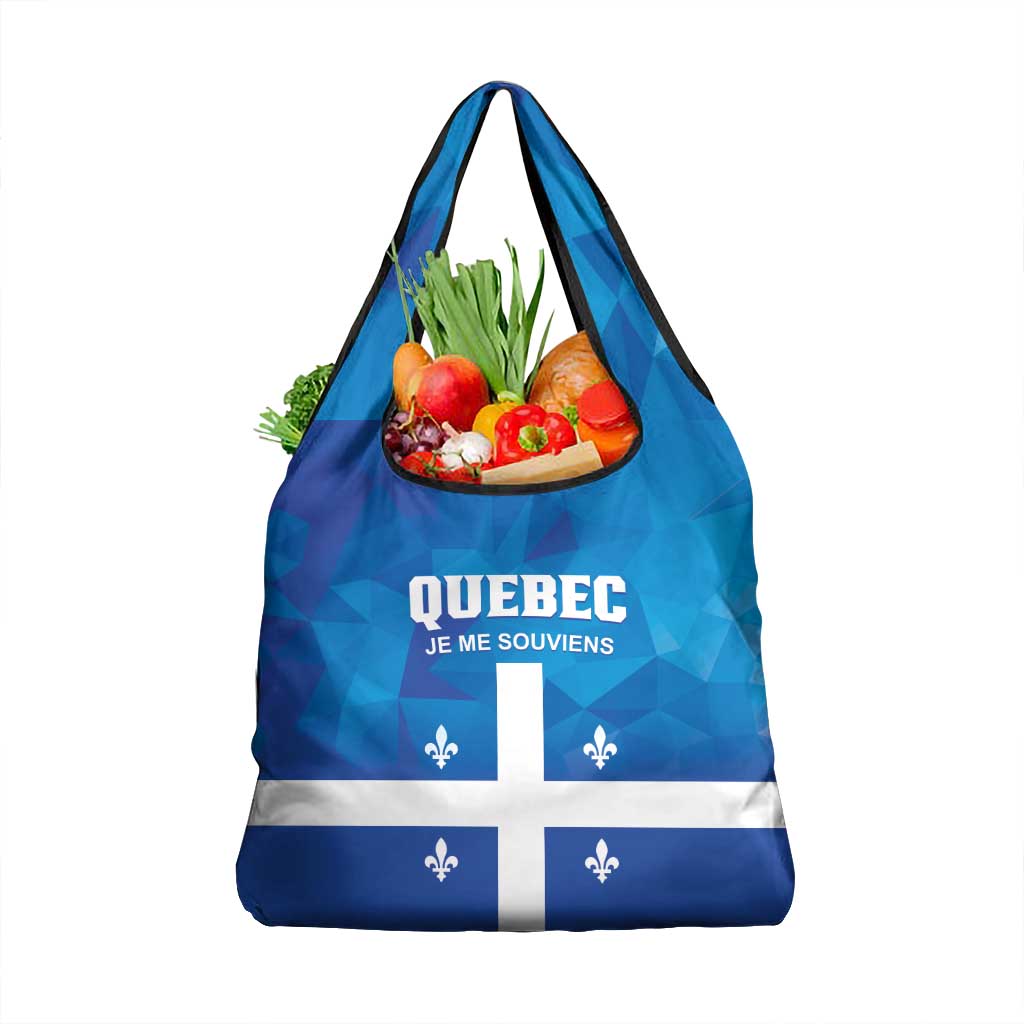 Canada Quebec Province Grocery Bag Je Me Souviens
