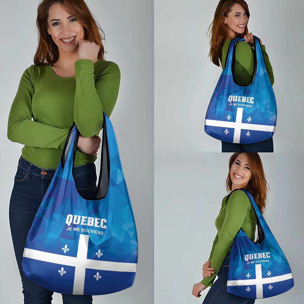Canada Quebec Province Grocery Bag Je Me Souviens