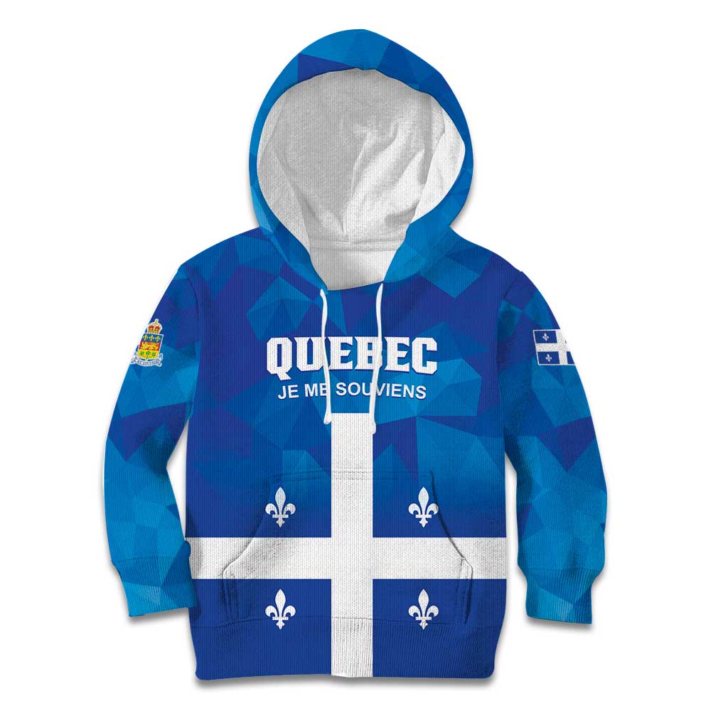 Personalized Canada Quebec Province Kid Hoodie Je Me Souviens