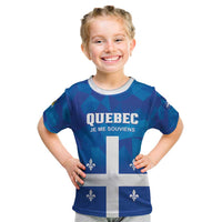 Personalized Canada Quebec Province Kid T Shirt Je Me Souviens