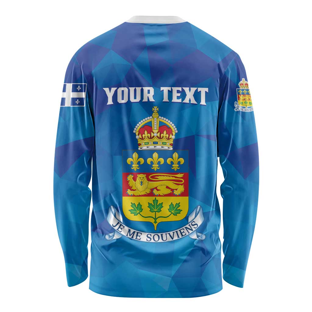 Personalized Canada Quebec Province Long Sleeve Shirt Je Me Souviens