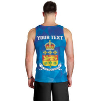 Personalized Canada Quebec Province Men Tank Top Je Me Souviens