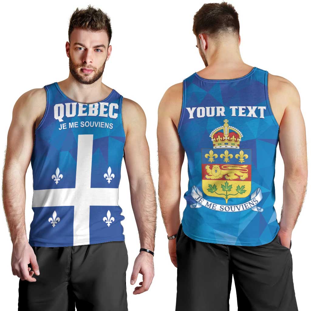 Personalized Canada Quebec Province Men Tank Top Je Me Souviens