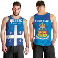 Personalized Canada Quebec Province Men Tank Top Je Me Souviens